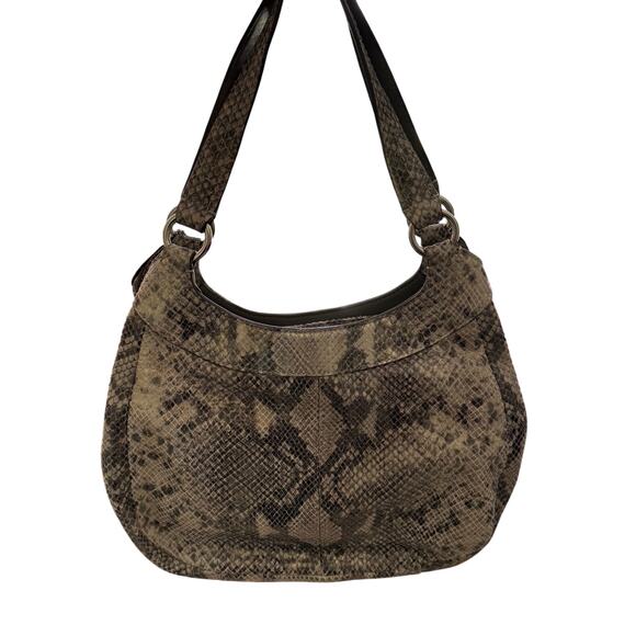 Vintage Coach Python Snake Skin Hobo Bag - Picture 6 of 12